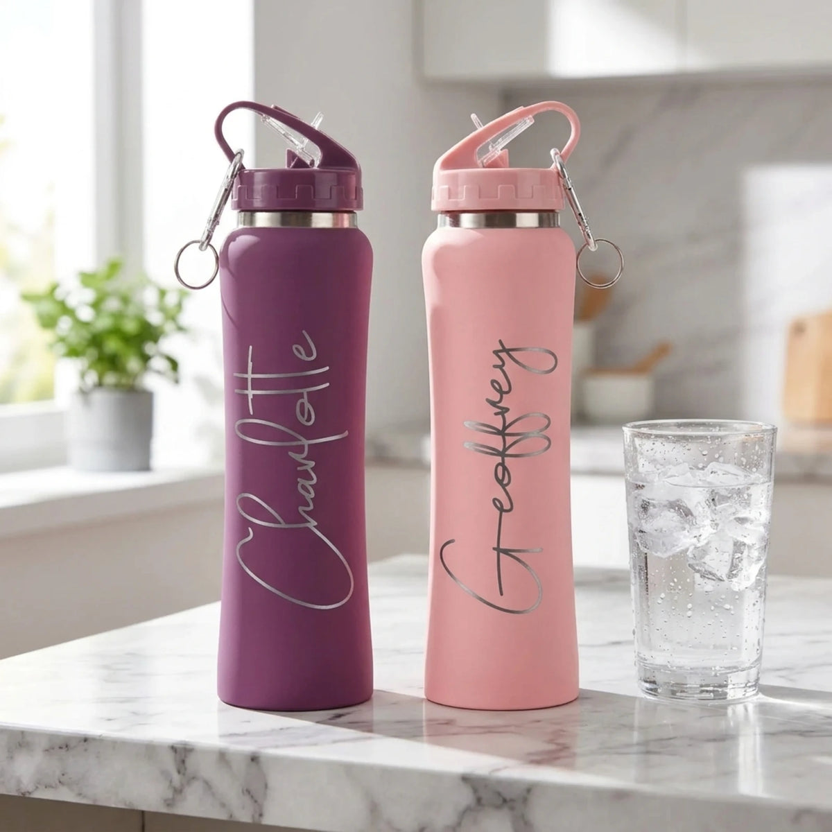 Personlig stålflaska 600 ml