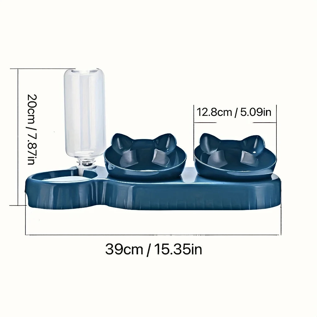 SmartBowl 3-i-1 – Mat, vatten & bekväm ätposition