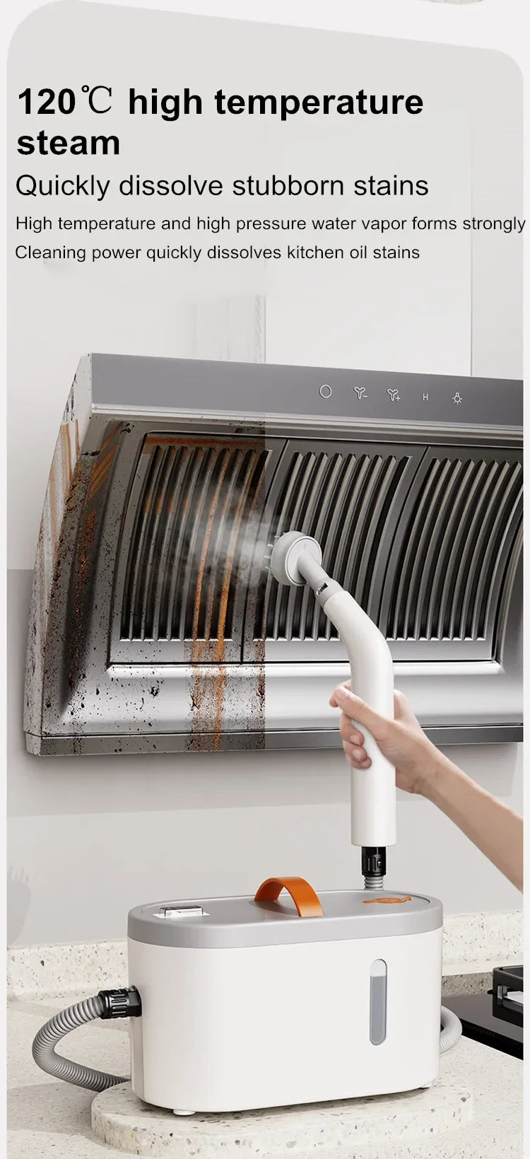 Digital handhållen ångrengörare 2500W