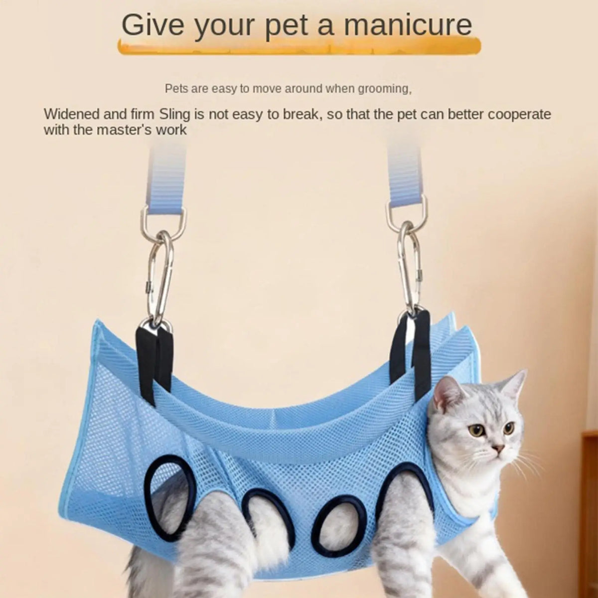 Grooming Hammock – Klipp- & pälsvårdssele