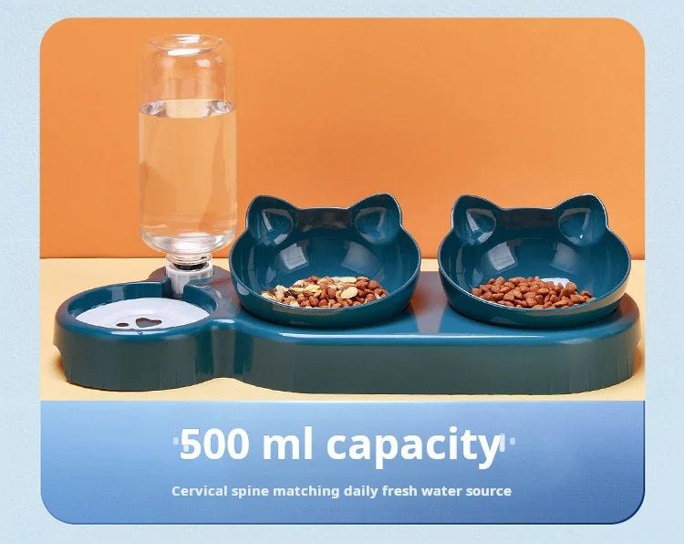 SmartBowl 3-i-1 – Mat, vatten & bekväm ätposition