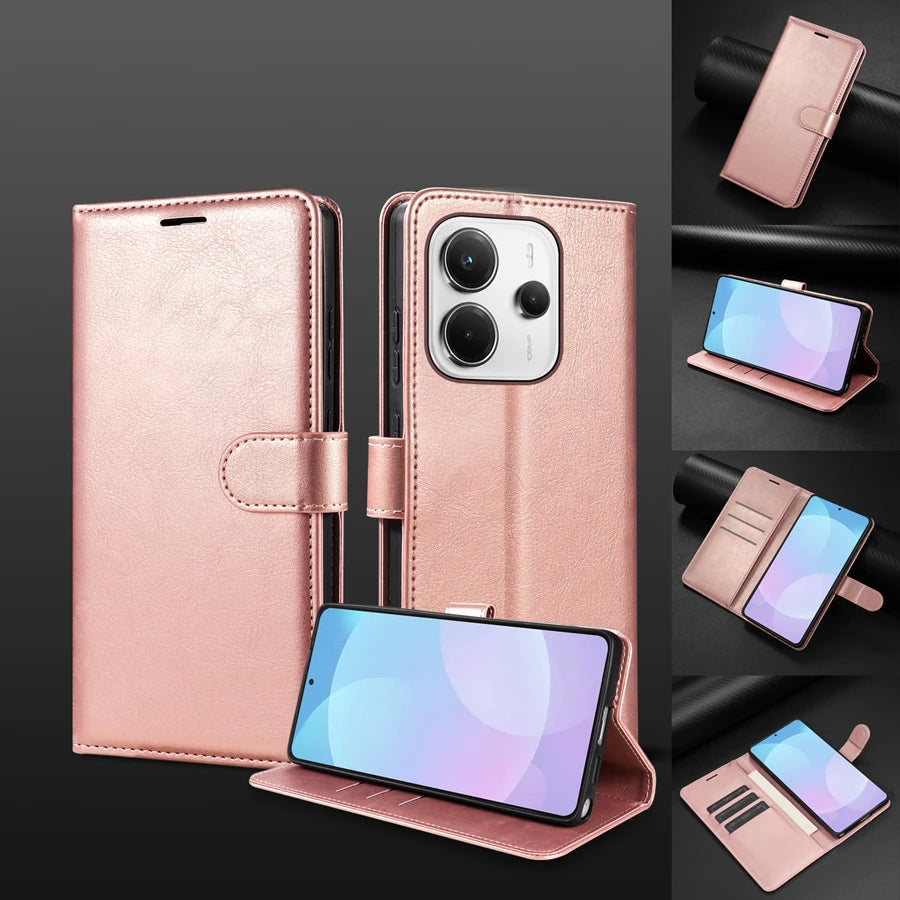 Magnetiskt Plånboksfodral med Kortfack för iPhone