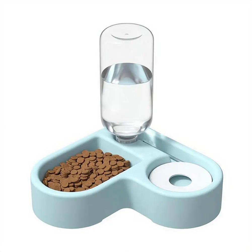 SplashFree 2-i-1 – Mat- & vattenstation för katt