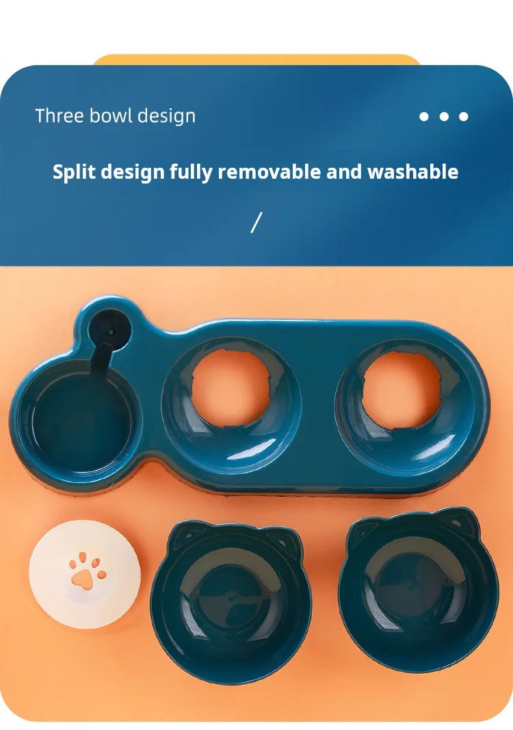 SmartBowl 3-i-1 – Mat, vatten & bekväm ätposition