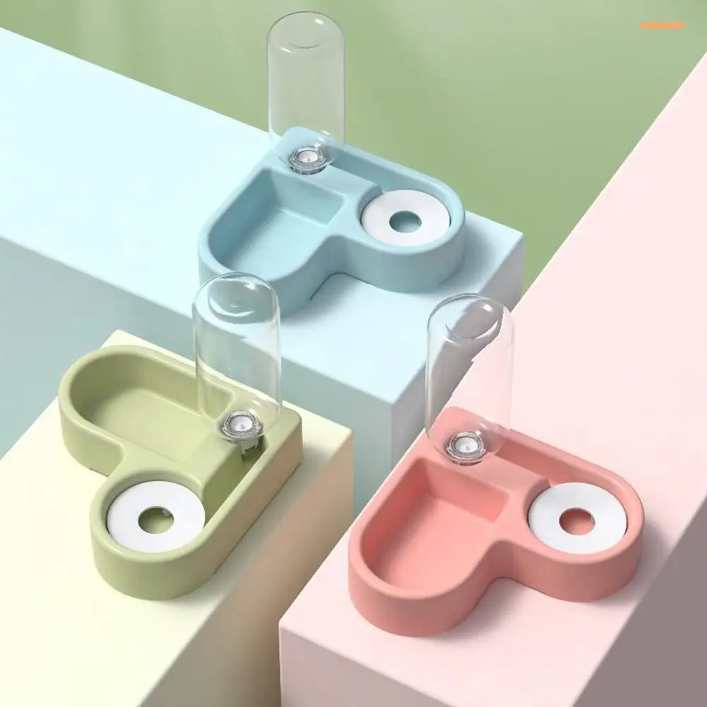 SplashFree 2-i-1 – Mat- & vattenstation för katt