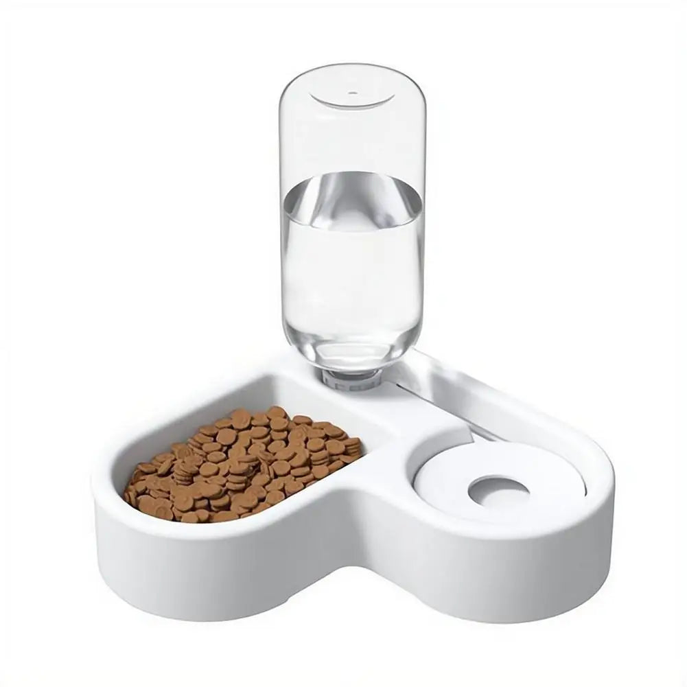 SplashFree 2-i-1 – Mat- & vattenstation för katt