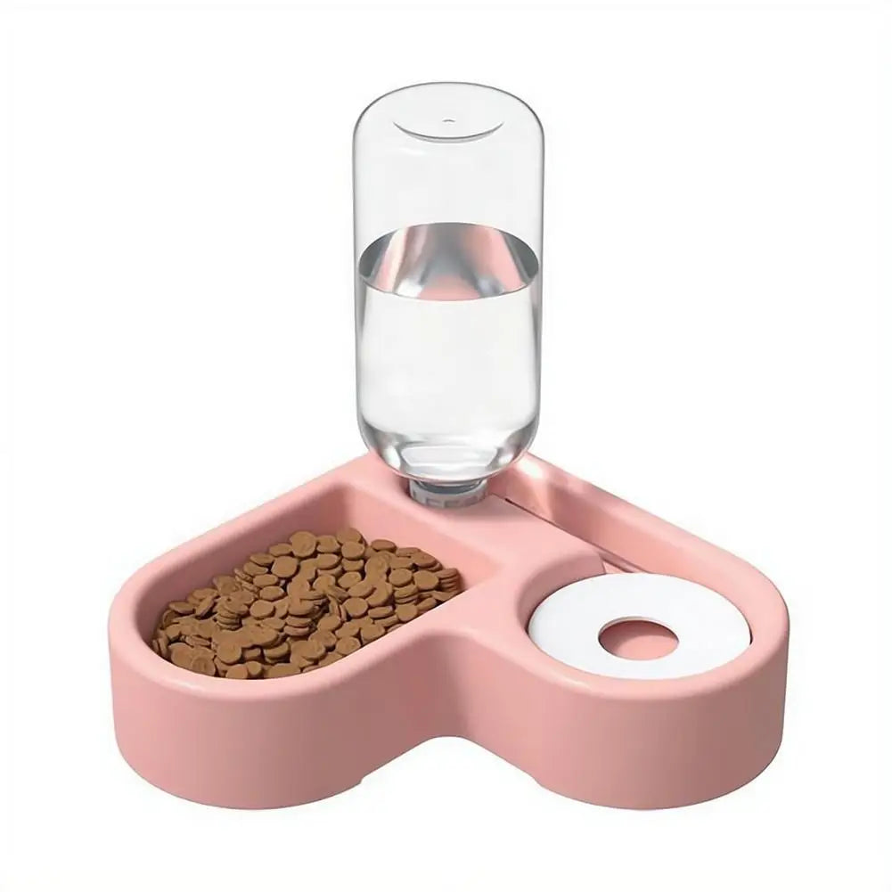 SplashFree 2-i-1 – Mat- & vattenstation för katt