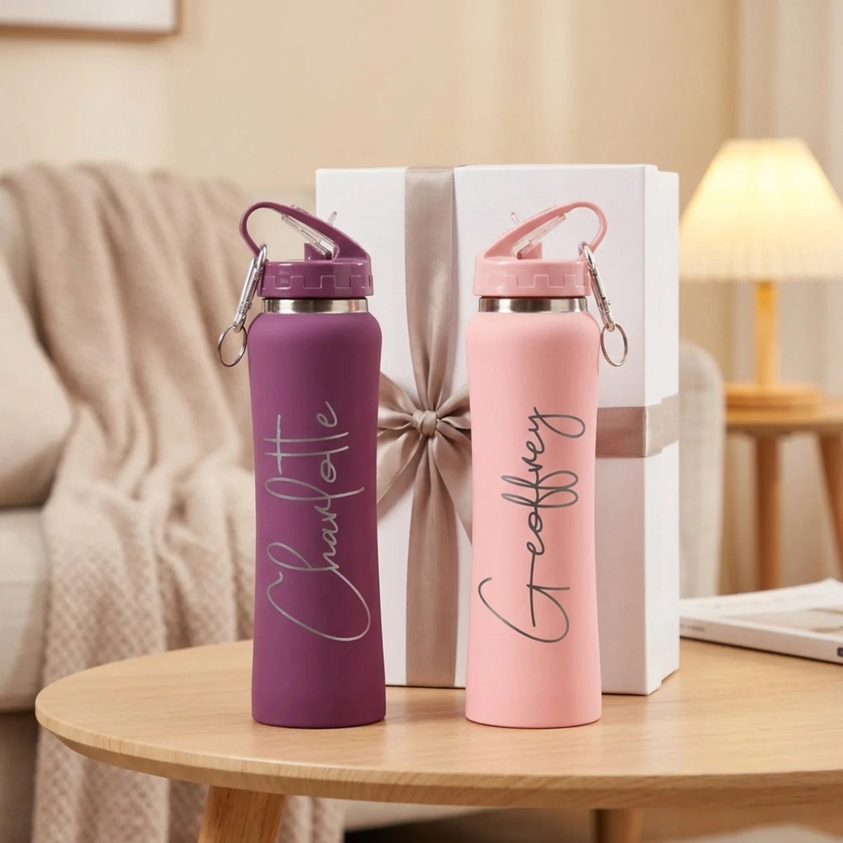 Personlig stålflaska 600 ml