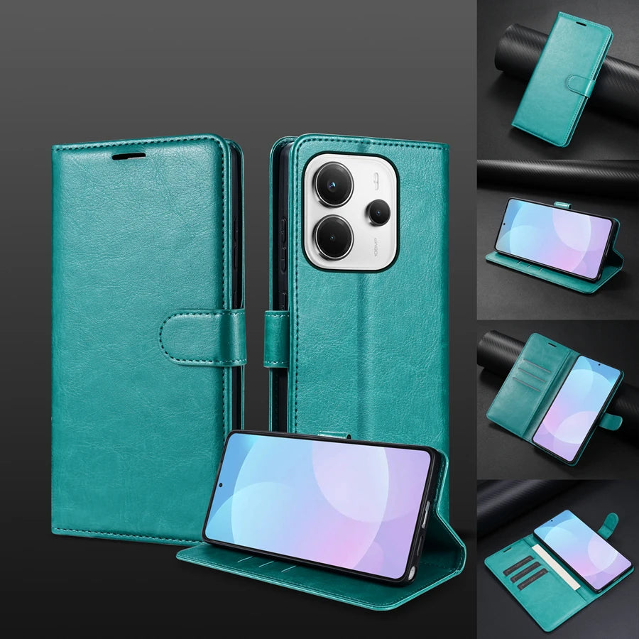 Magnetiskt Plånboksfodral med Kortfack för iPhone