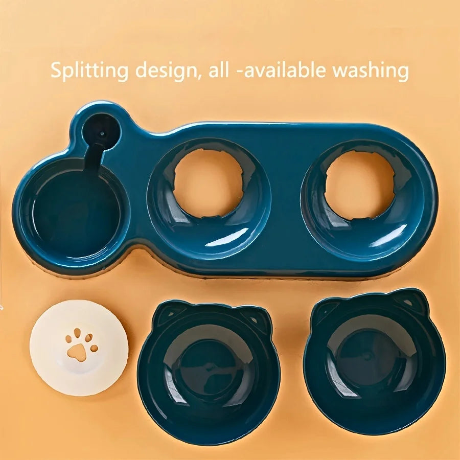 SmartBowl 3-i-1 – Mat, vatten & bekväm ätposition